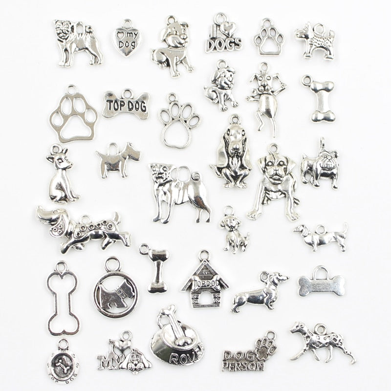 Charms I Love Dog Person Dog Bone