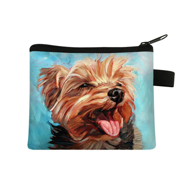 Cute Pug Dog Pattern Coin Purses