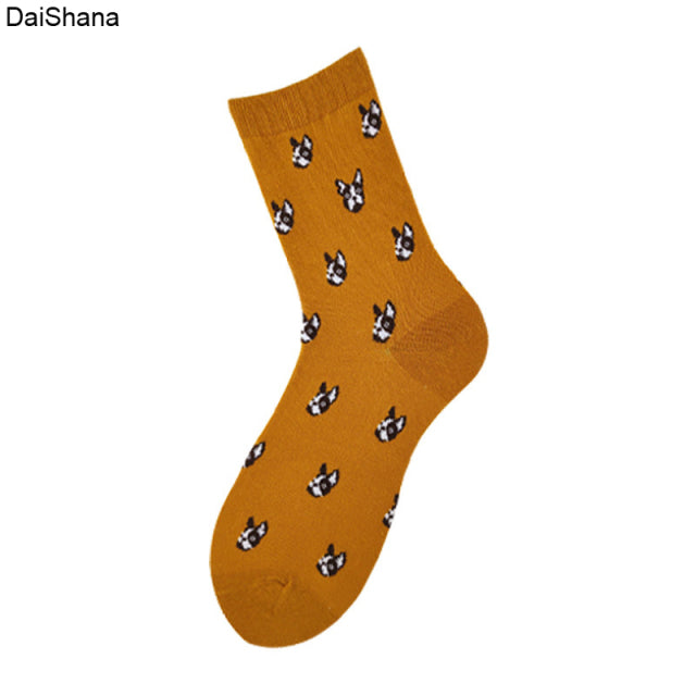 Dog Cotton Socks Spring Couple Lover