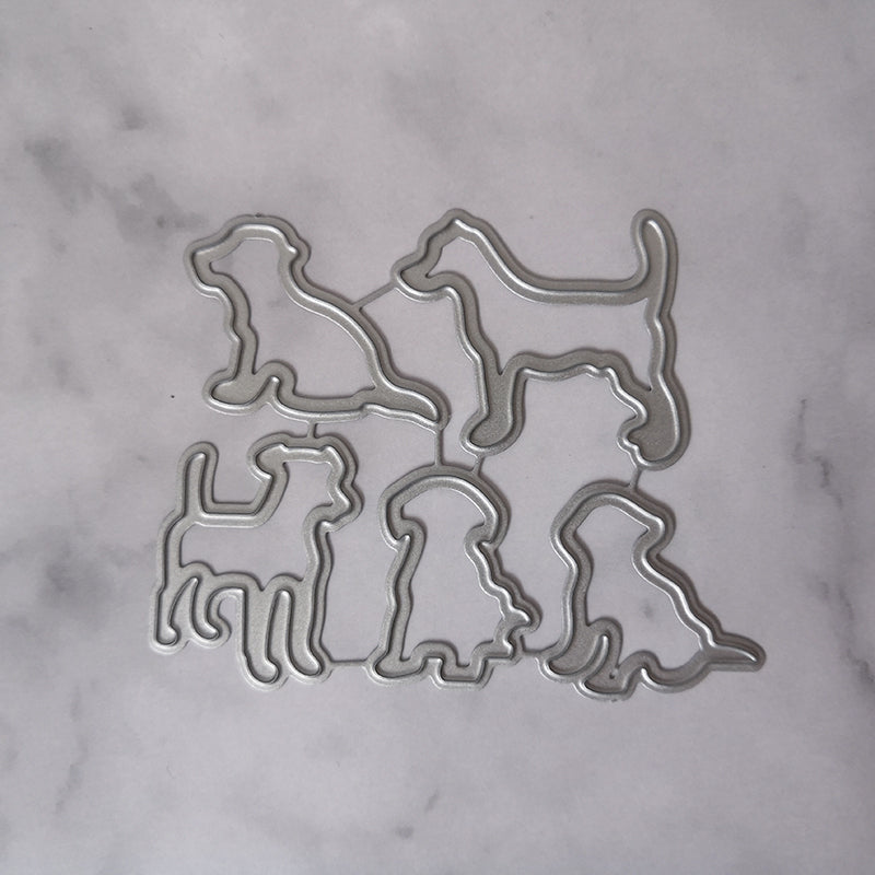 Dog Dies Metal Cutting Stencil