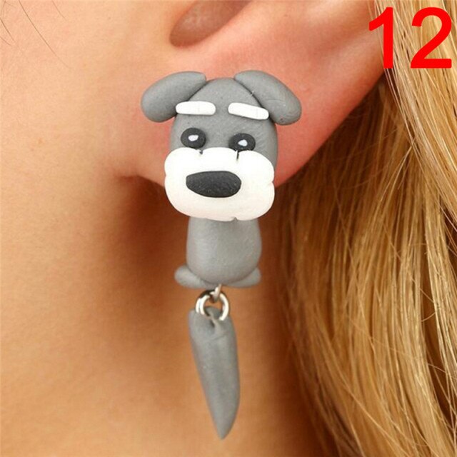 Women Cute 3D Stud Earrings