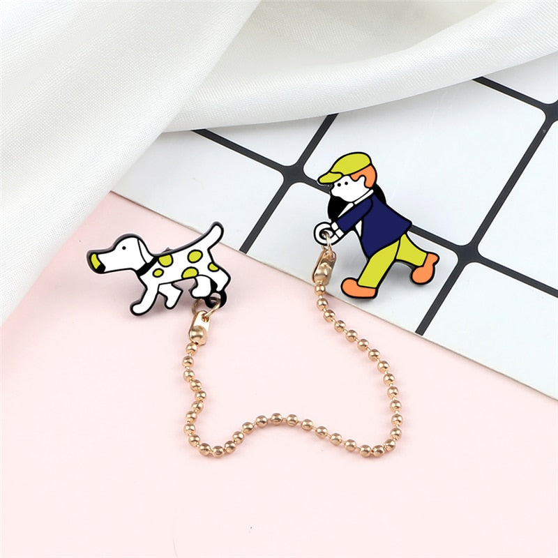 Cute Animal Pet Brooch dog