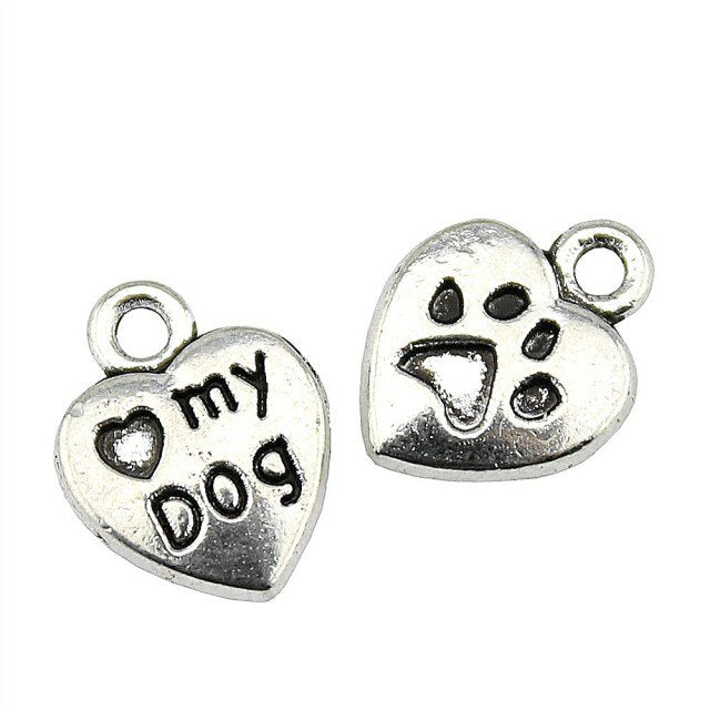 Charme Love My Dog Paw Pendant