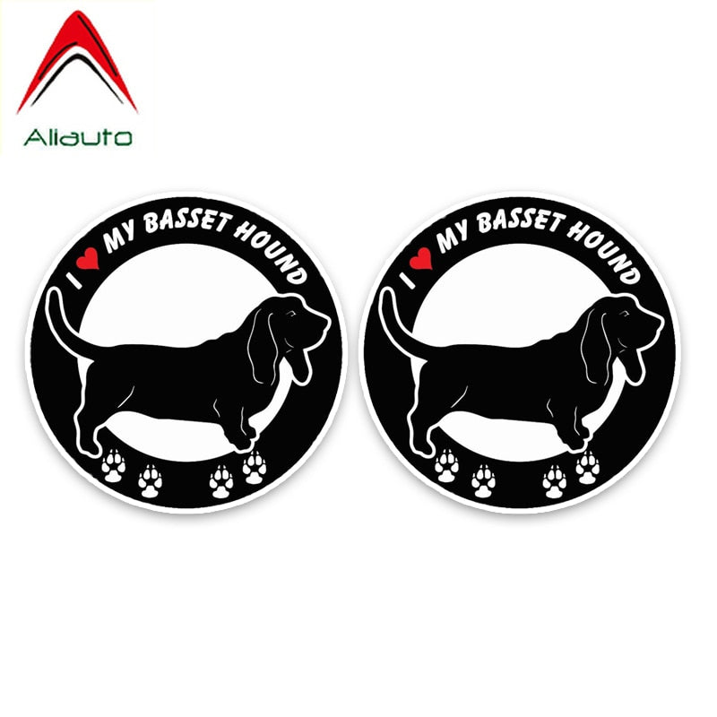 Cartoon Lovely Car Sticker Dog Sunscreen