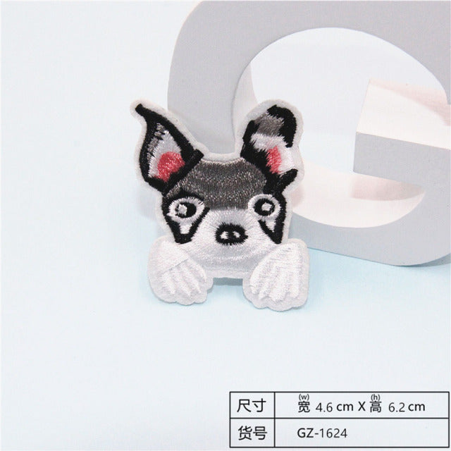 Embroidered Fashion Dog Patches