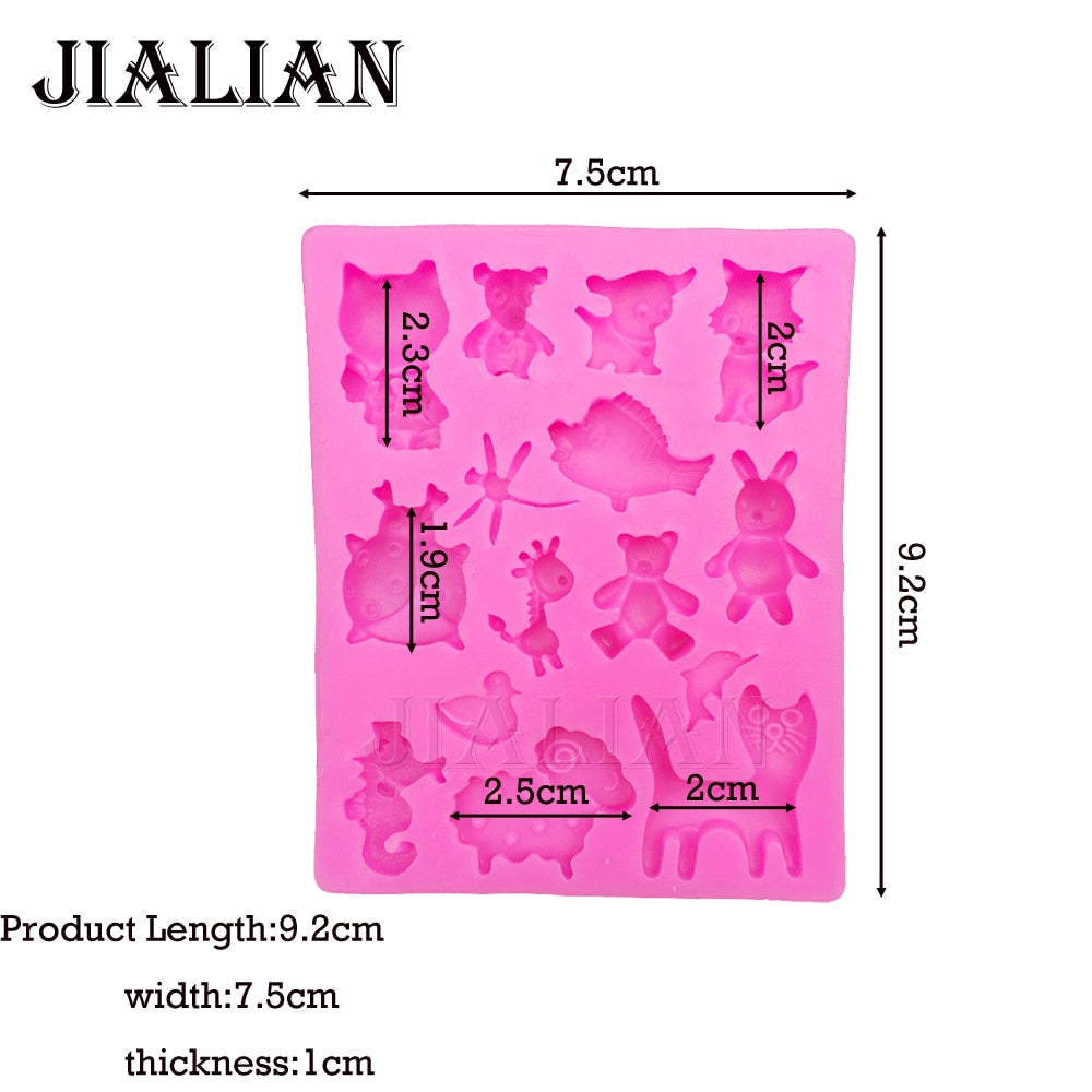 3D Animal dog silicone mold