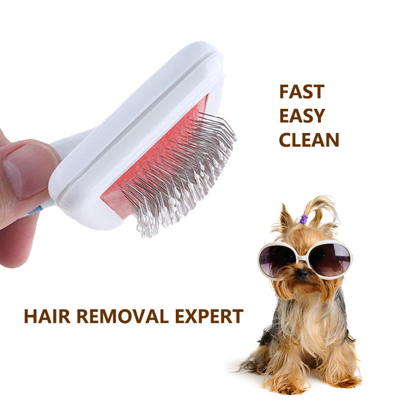 Pet Airbag Steel Needle Combs Fur Brush