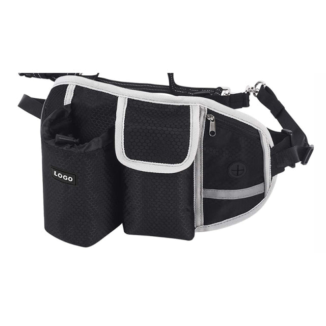 Dog Treat Bag Pouch Leash Hands-Free