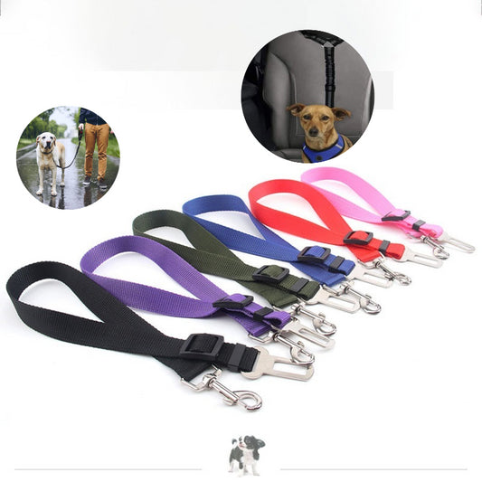 Safety Belt For Dog Adjustable Vehicle Seat Belt