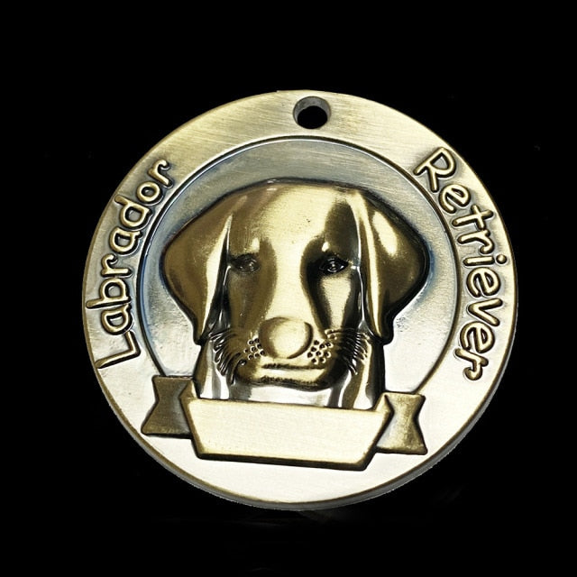 Customizable Dog Collar ID Tag Address