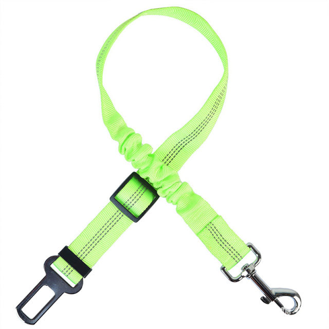 Adjustable Dog Car Seat Belt Leads Elastic