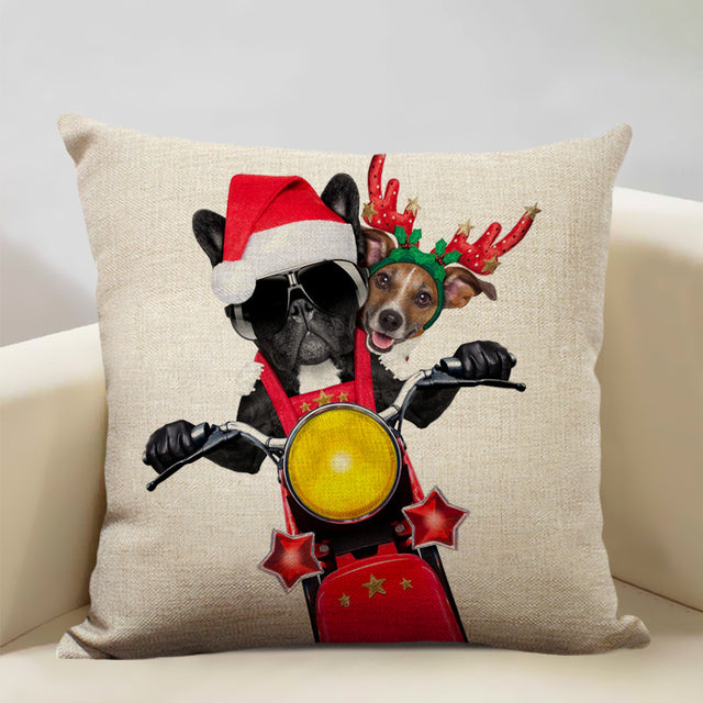 Dog Design Home Sofa Decorative Pillow Cover