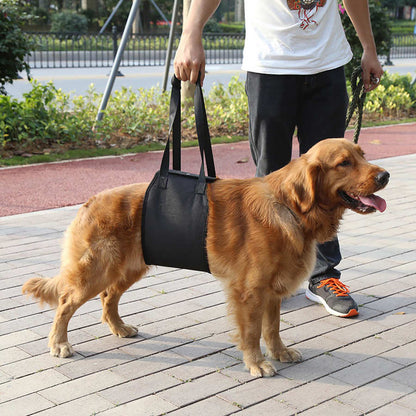 Black Polyester Dog Lift Support