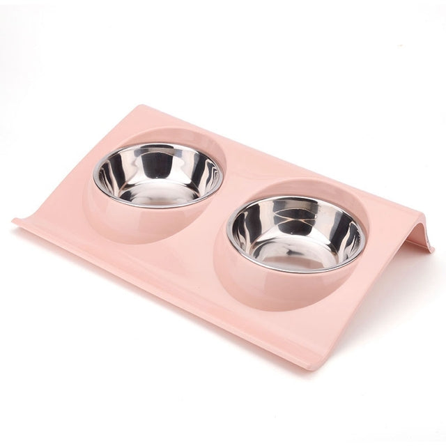 Stainless steel water bowl feeder