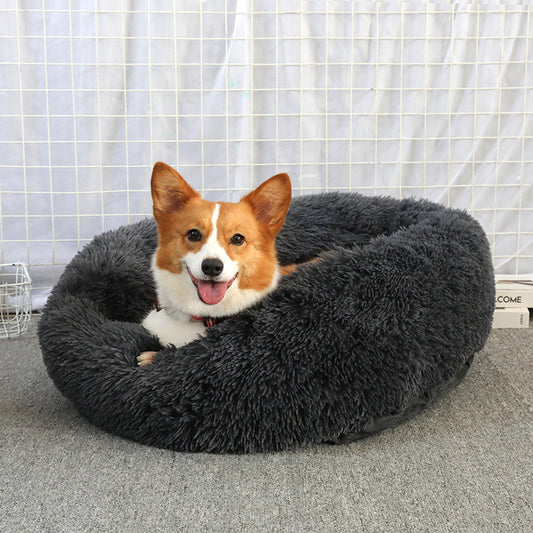 Fur Donut Cuddler Ultra Soft Orthopedic Dog Bed
