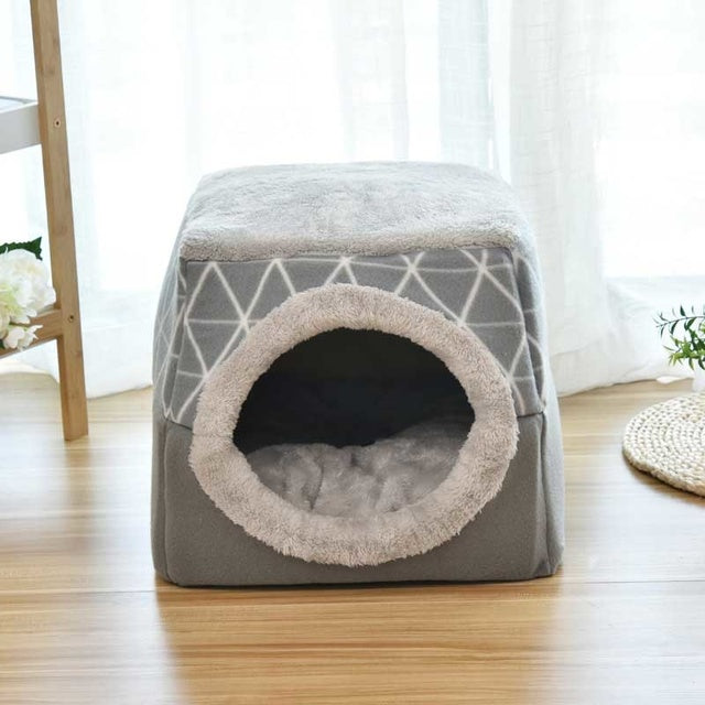 Foldable Soft Warm Closed Type House for Small Dogs