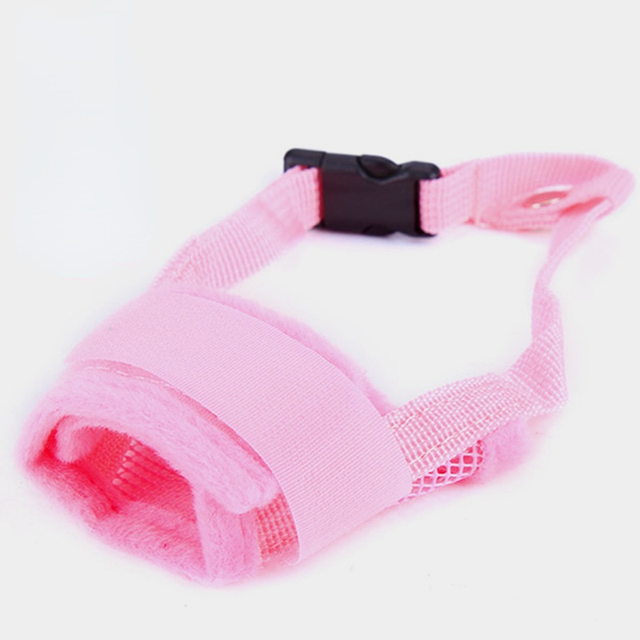 Dog Pet Muzzle Mouth Guard Nylon Belt