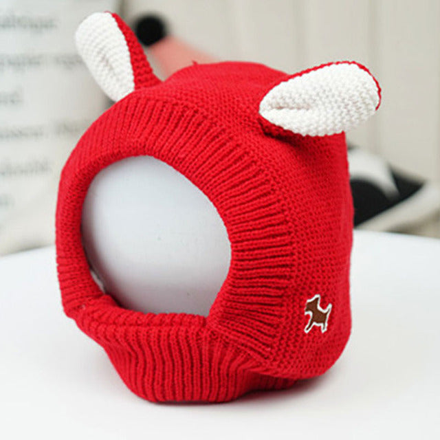Warm Pet Dog Hat Cap With Ears Cute