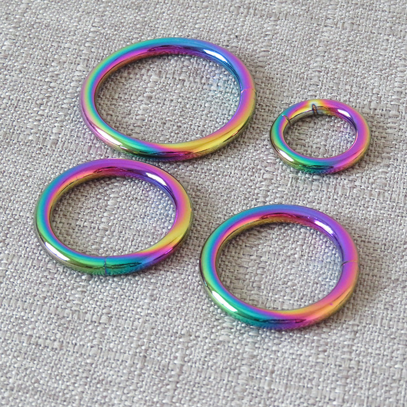 Metal O Ring Buckle Loop For Dog Harness Luggage