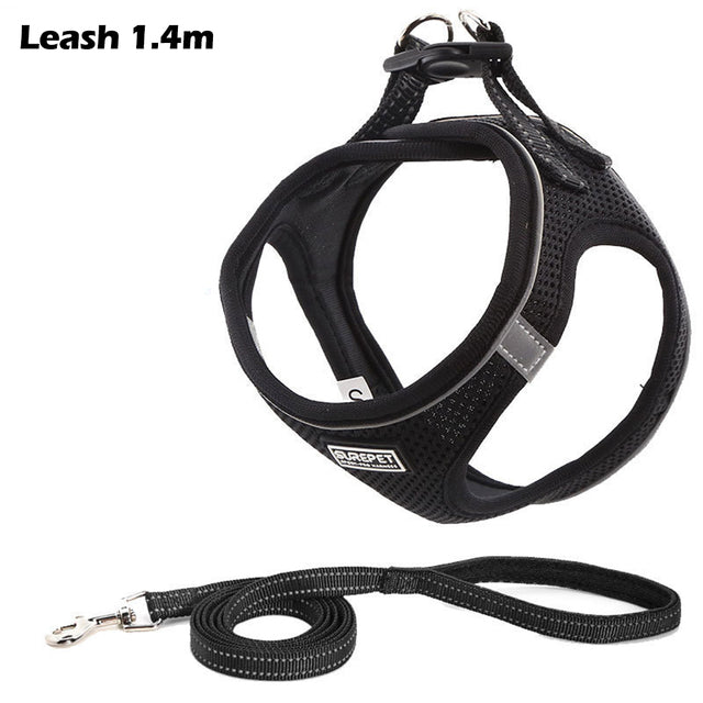 Dog Harness Leash Set Vest