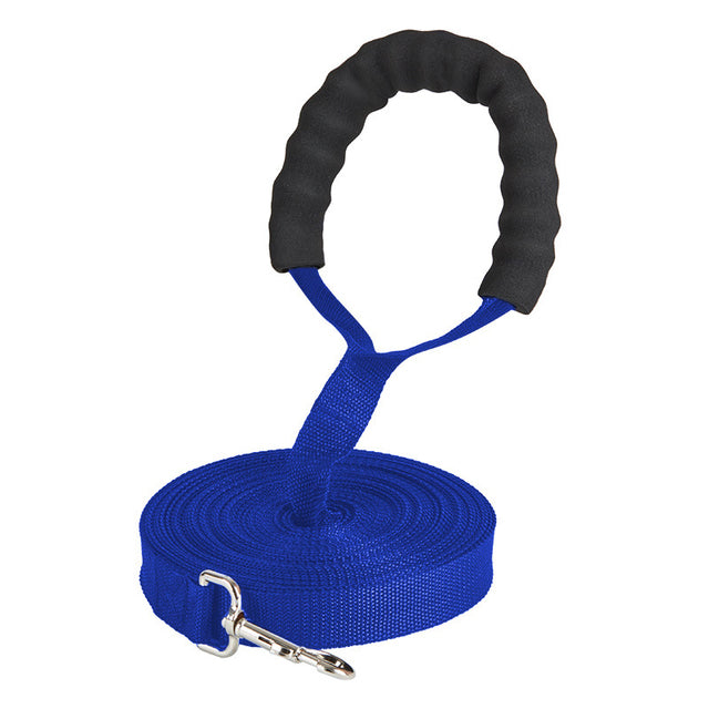 Foam Handle Long Dog Training Leashes