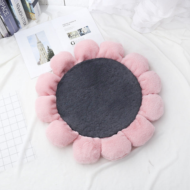 Flower Shape Pet Dog Mat Rug Carpet