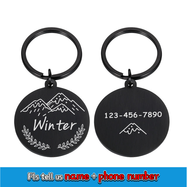 Free Engraving Pet Collar Personalized