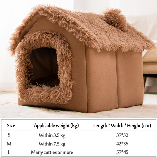 Foldable Sleeping House Indoor Winter Warm