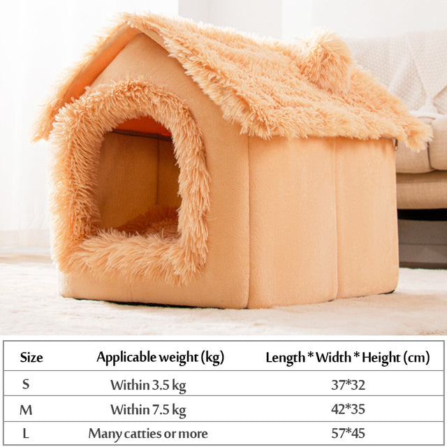 Foldable Sleeping House Indoor Winter Warm