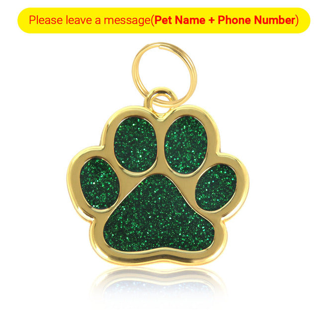 Personalized Collar ID Tag Custom Free Engraved
