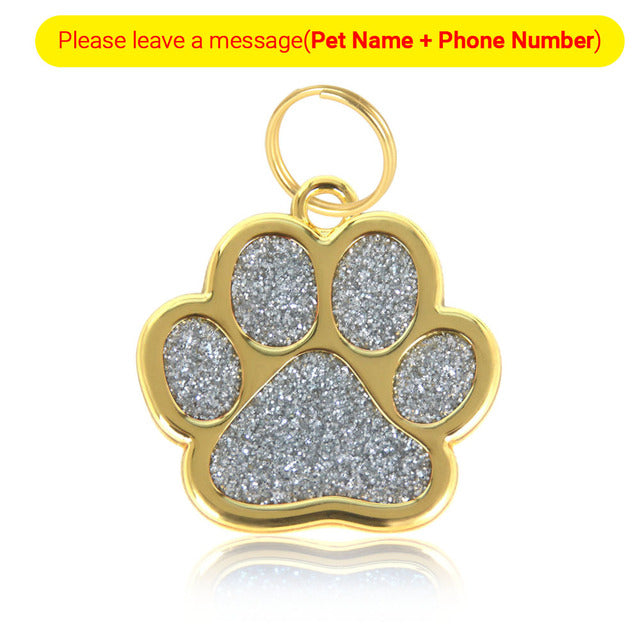 Personalized Collar ID Tag Custom Free Engraved
