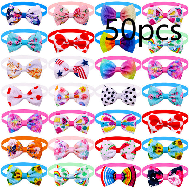 Dog Bowties Collar Dog Accessories