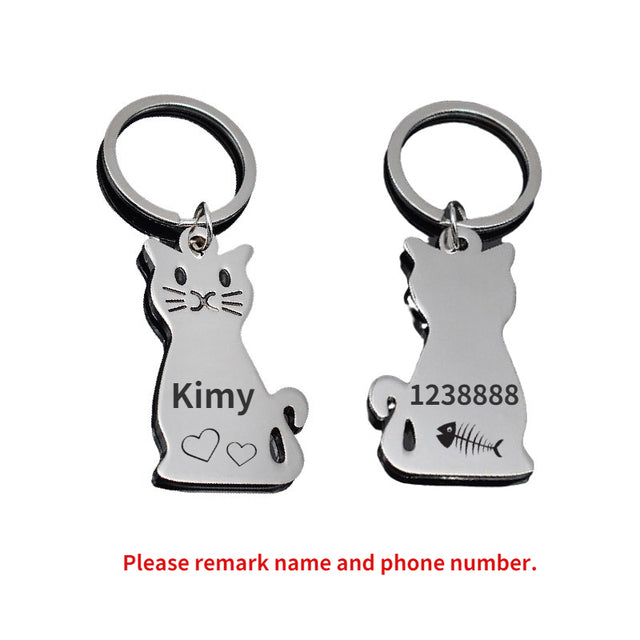 Free Engraved Anti-lost ID Tag Custom Name