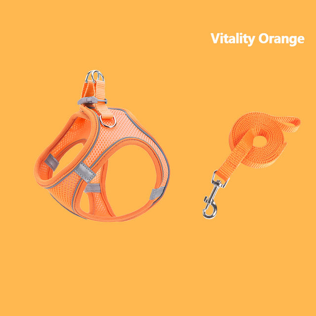 Dog Harness Breathable Outdoor Vest Reflective