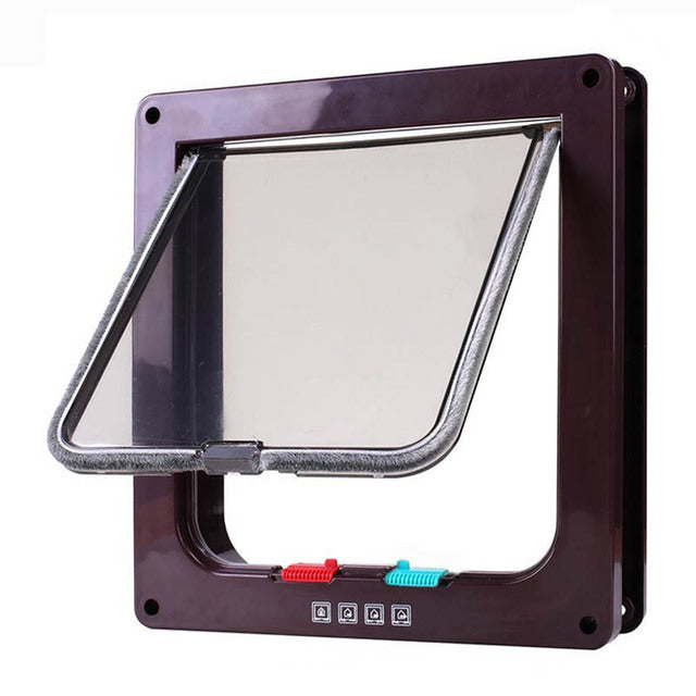 Pet Door 4 Way Lockable Door Security