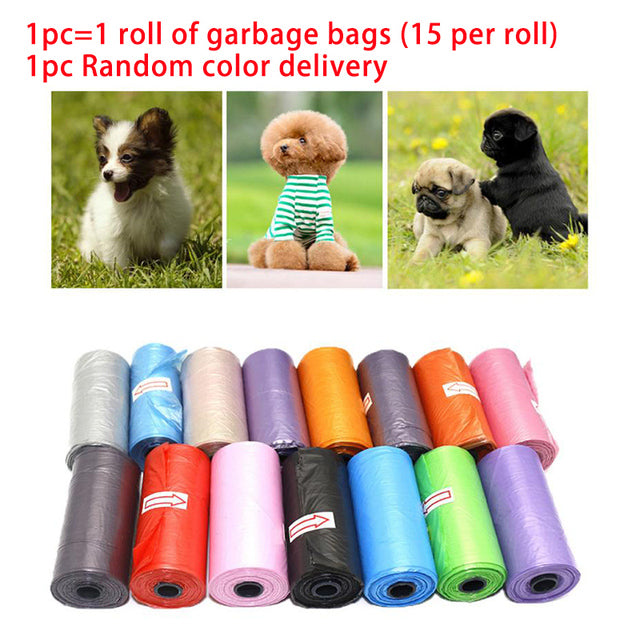 Dog Poop Pick Up Plastic Bag Garbage Dispense