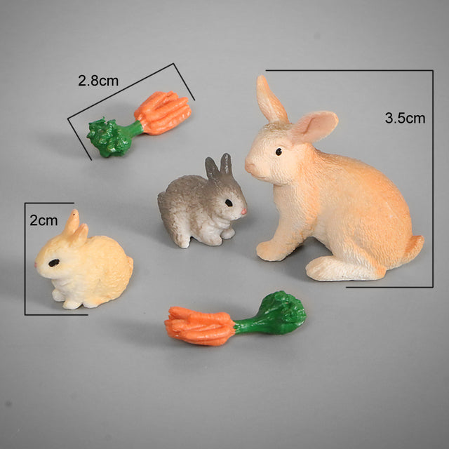 Hand-painted Simulation Farm Model Figurine Dog