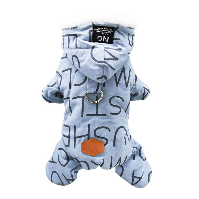 Winter Warm Dogs Clothes Coats Jumpsuits