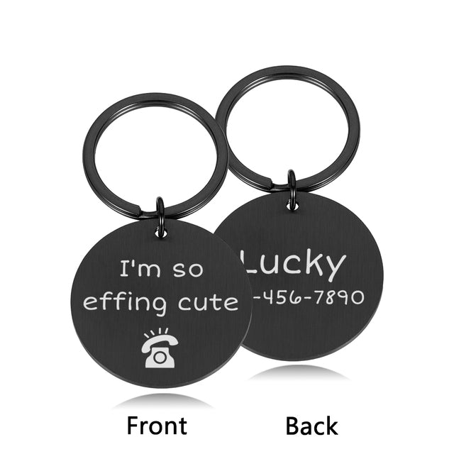 Free Customized Double-side Name Address