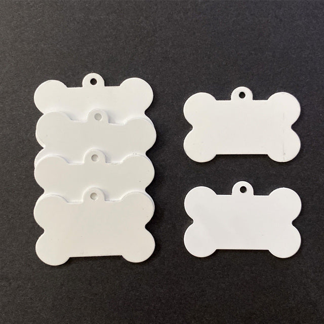 Dog Tags Id Name Collar Plates Double Side