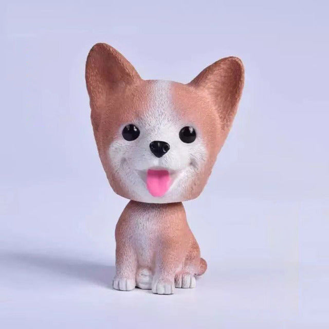 Ornament Shaking Head Dog Car Dashboard Decor