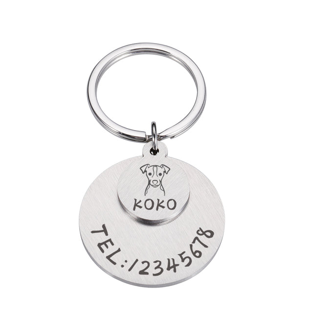 Customized Anti-lost Dog Necklace ID Tags