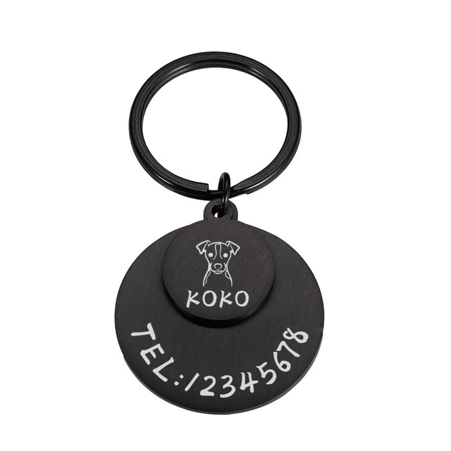 Customized Anti-lost Dog Necklace ID Tags