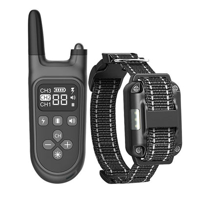 Black Electric Dog Training Collar with Shock