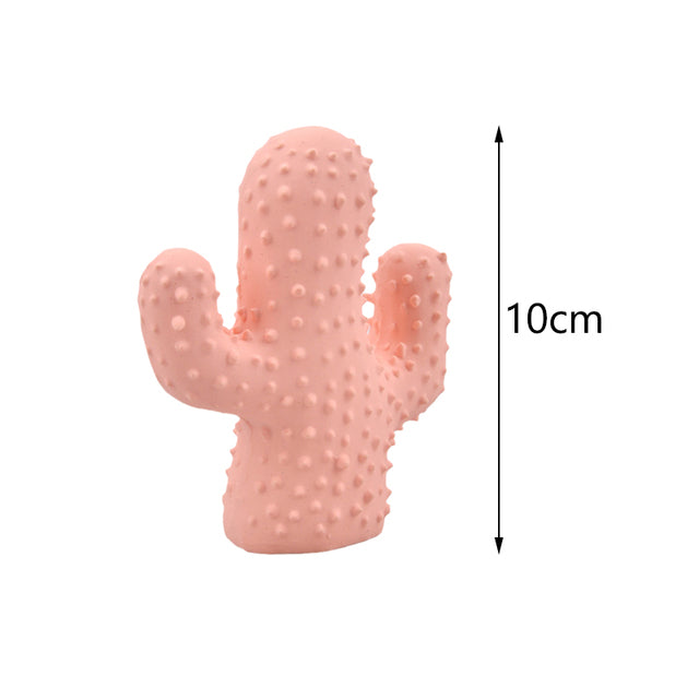 Squeaky Toy Cactus Bone Chew Toys for Dogs