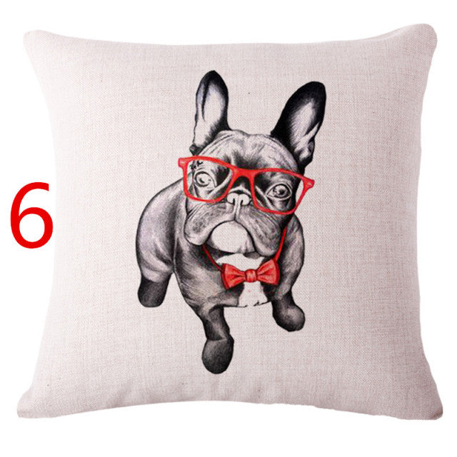 Cute Dog Pillow cover Andy Throw pillow