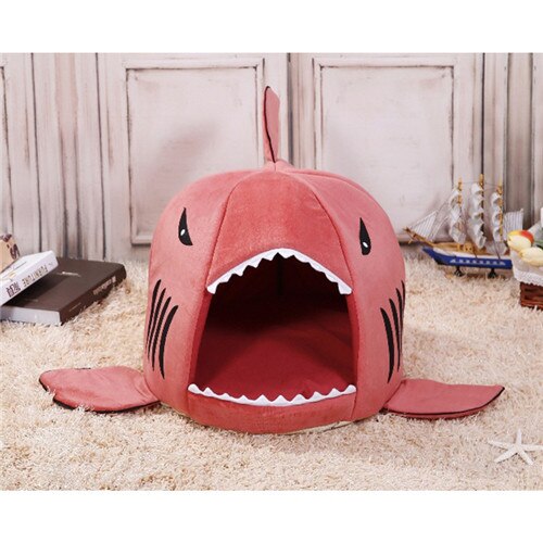 Cool Shark Shaped Dog Beds Warm Soft House
