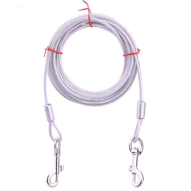Anti-Bite Tie Lead Belt Dog Double Leash
