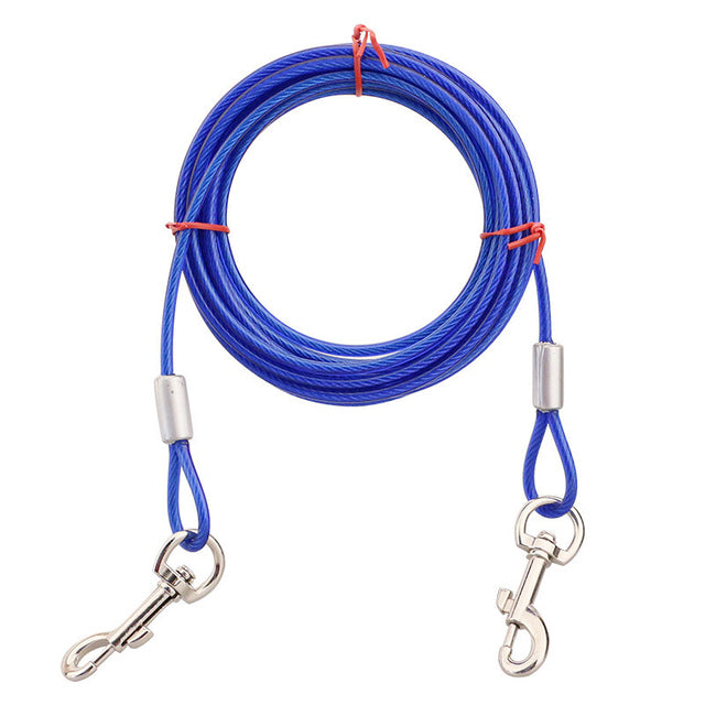 Anti-Bite Tie Lead Belt Dog Double Leash