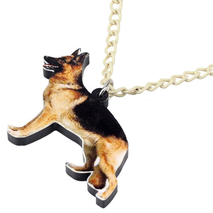 Dog Necklace Pendant Collier Jewelry